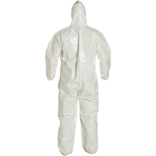 Tychem&reg; 4000 Coveralls, Large, White TGS INDUSTRIEL