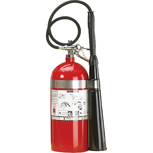 Extincteurs au dioxyde de carbone (CO2), cylindre en aluminium, BC, Capacit&eacute; 10 lb TGS INDUSTRIEL
