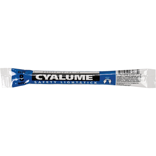 6" Cyalume&reg; Lightsticks, Blue, 8 hrs. Duration TGS INDUSTRIEL