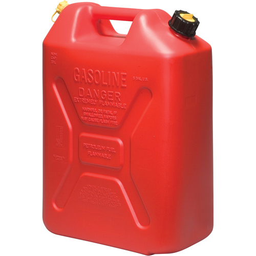 Jerricans, 5,3 gal. US/20,06 L, Rouge, Conformes aux normes CSA/ULC TGS INDUSTRIEL