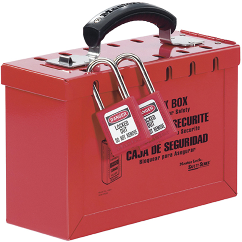 Boîtier de verrouillage portatif pour groupe Latch Tight, Rouge TGS INDUSTRIEL