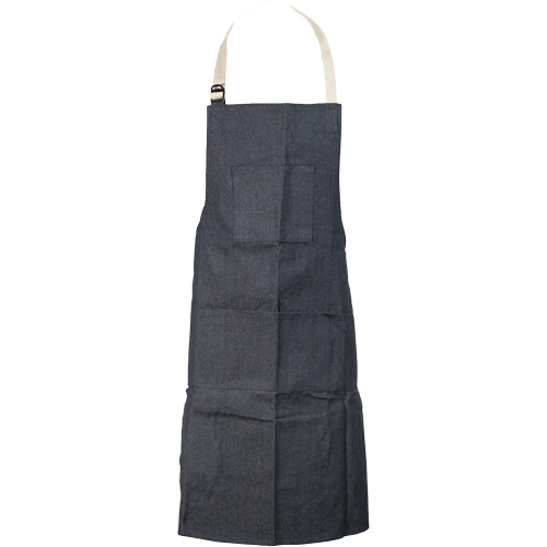 Aprons, Denim, 38" L x 28" W, Blue TGS INDUSTRIEL