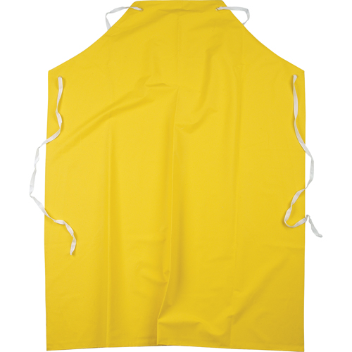 Flame Resistant Aprons, Polyester/PVC, 48" L x 36" W, Yellow TGS INDUSTRIEL