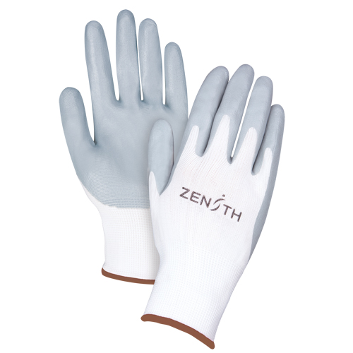 Lightweight Breathable Coated Gloves, 9/Large, Foam Nitrile Coating, 13 Gauge, Polyester Shell TGS INDUSTRIEL