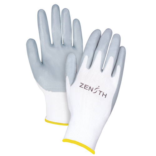 Gants l&eacute;gers enduits et respirants, 11/2T-Grand, R&ecirc;vetement Mousse de nitrile, Calibre 13, Enveloppe en Polyester TGS INDUSTRIEL
