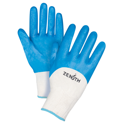 Seamless-Knit Medium-Weight Coated Gloves, 10/X-Large, Nitrile Coating, 13 Gauge, Cotton Shell TGS INDUSTRIEL