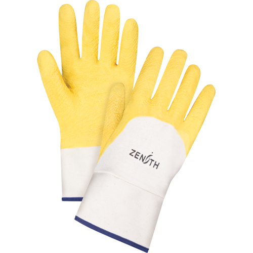Coated Crinkle Finish Gloves, 10/X-Large, Rubber Latex Coating, Cotton Shell TGS INDUSTRIEL