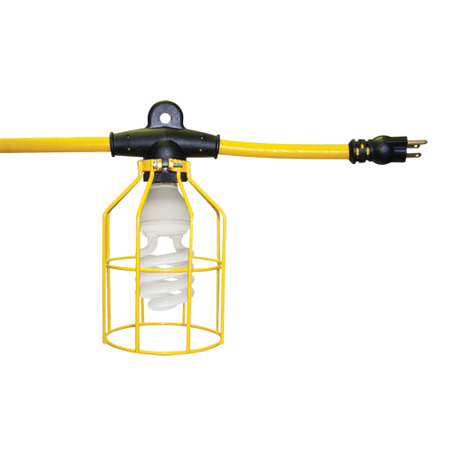 Grille protectrice de rechange en m&eacute;tal pour chaînes de lumi&egrave;res moul&eacute;es et robustes TGS INDUSTRIEL