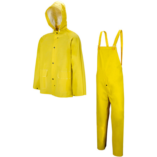 Lightweight Flame Retardant Rainsuit, 5X-Large, High Visibility Yellow TGS INDUSTRIEL