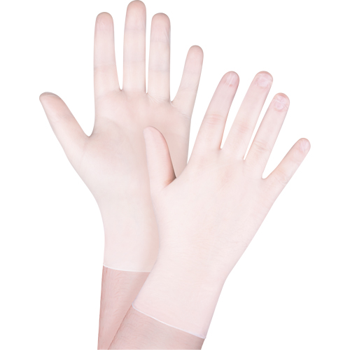 Disposable Gloves, X-Small, Vinyl, 4-mil, Powder-Free, White TGS INDUSTRIEL