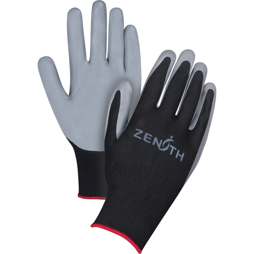 Gants enduits confortables de premi&egrave;re qualit&eacute;, 7/Petit, R&ecirc;vetement Nitrile, Calibre 13, Enveloppe en Polyester TGS INDUSTRIEL