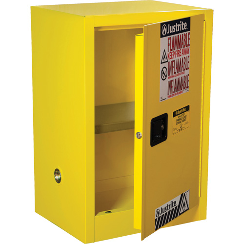 Armoire de s&eacute;curit&eacute; compacte pour produits inflammables EX Sure-Grip, 12 gal., 1 Porte(s), 23,25" La x 35" h x 18" p TGS INDUSTRIEL