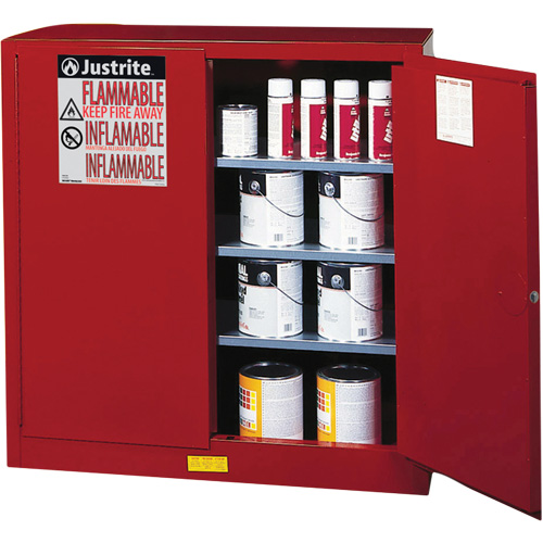 Sure-Grip&reg; EX Combustibles Safety Cabinet for Paint and Ink, 40 gal., 3 Shelves TGS INDUSTRIEL