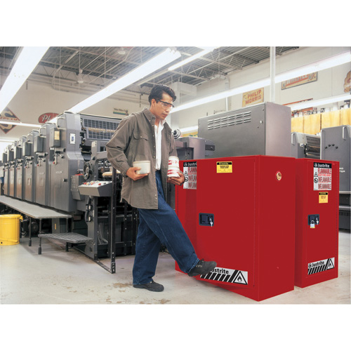 Sure-Grip&reg; EX Combustibles Safety Cabinet for Paint and Ink, 40 gal., 3 Shelves TGS INDUSTRIEL