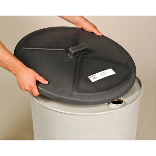 Couvercles Poly-Drum Topper, Convient aux barils 55 gal. US (45,8 gal. imp.) TGS INDUSTRIEL