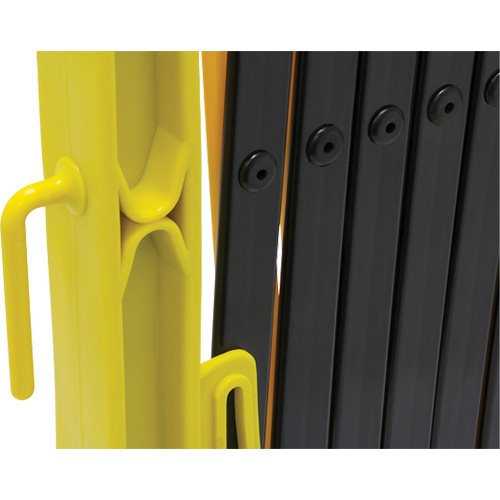 Barri&egrave;re Xpandit, 36" h x 11,5' lo, Noir/Jaune TGS INDUSTRIEL
