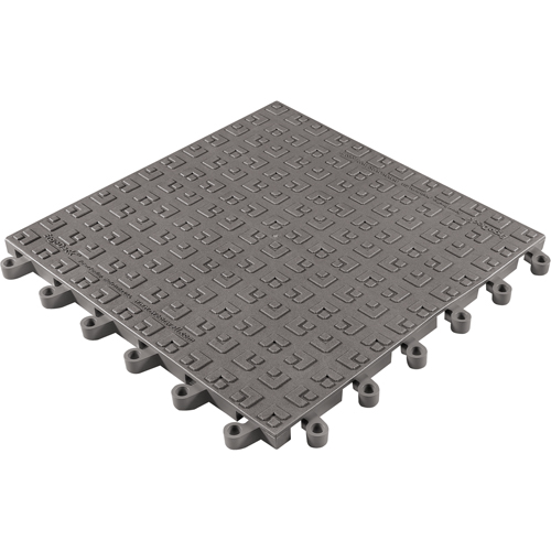 Tapis ErgoDeck Soft No 566, PVC, 1-1/2' la c, 1-1/2' lo, 7/8" &eacute;paisseur, Charbon TGS INDUSTRIEL