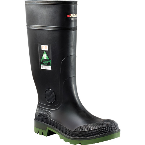 Bottes industrielles tout temps Enduro, Caoutchouc, Embout Acier, Pointure 8, Semelle R&eacute;sistant aux perforations TGS INDUSTRIEL