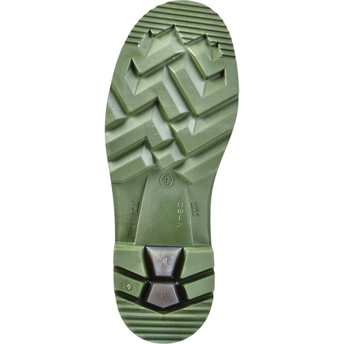Bottes industrielles tout temps Enduro, Caoutchouc, Embout Acier, Pointure 8, Semelle R&eacute;sistant aux perforations TGS INDUSTRIEL