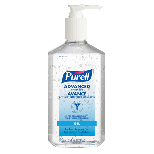 D&eacute;sinfectant pour les mains avanc&eacute;, 354 ml, Bouteille &agrave; pompe, 70 % alcool TGS INDUSTRIEL