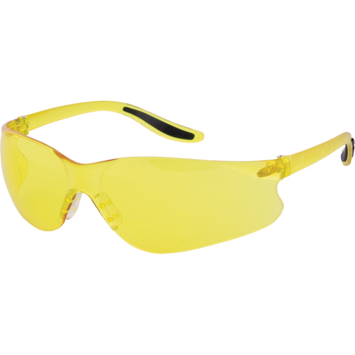 Z500 Series Safety Glasses, Amber Lens, Anti-Scratch, ANSI Z87+/Meets/Exceeds CSA Z94.3 TGS INDUSTRIEL