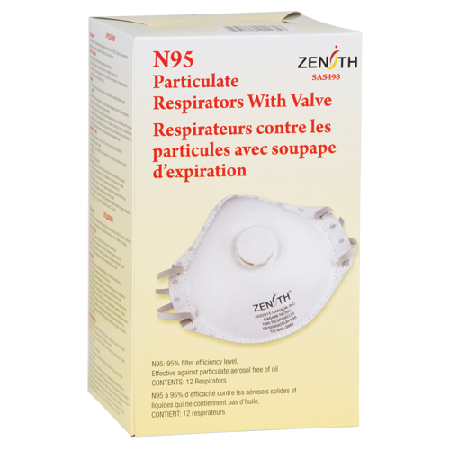Respirateur contre les particules, N95, Certifi&eacute; NIOSH, Moyen/grand TGS INDUSTRIEL
