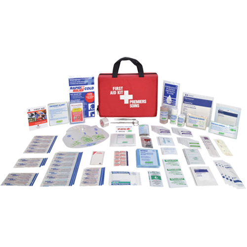 Briefcase First Aid Kits, Class 1 Medical Device, Nylon Bag TGS INDUSTRIEL
