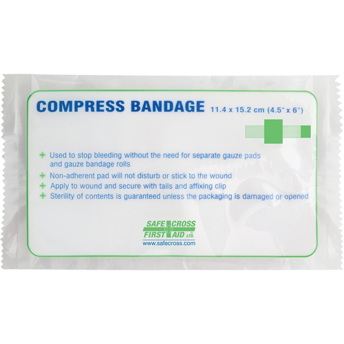 Pansements compressifs, embouts gaufr&eacute;s, Couper au besoin lo x 4-1/2" la TGS INDUSTRIEL