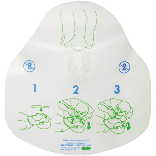 CPR Protective Device, Single Use Faceshield, Class 2 TGS INDUSTRIEL