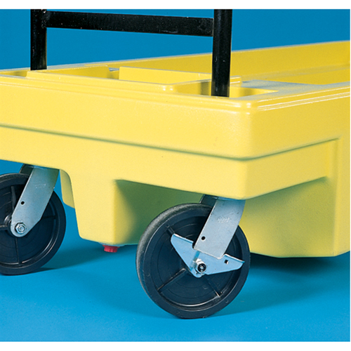 Chariots Poly-Spillcart, 66,5" lo x 29" la x 43,9" h, Cap. de d&eacute;versement 57 gal. US TGS INDUSTRIEL
