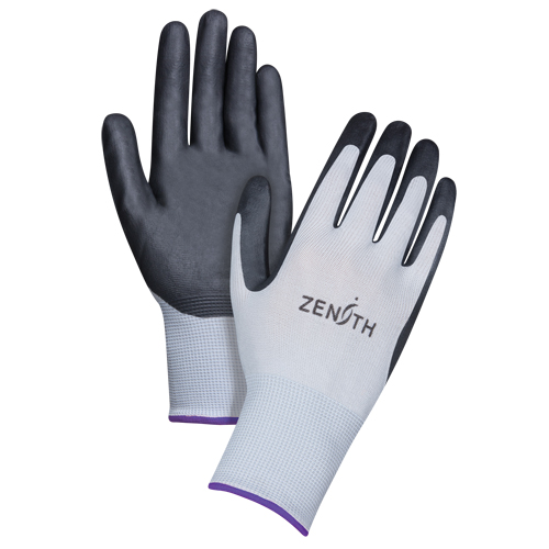 Lightweight Breathable Coated Gloves, 6/X-Small, Foam Nitrile Coating, 13 Gauge, Polyester Shell TGS INDUSTRIEL