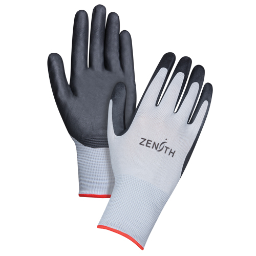Gants l&eacute;gers enduits et respirants, 7/Petit, R&ecirc;vetement Mousse de nitrile, Calibre 13, Enveloppe en Polyester TGS INDUSTRIEL