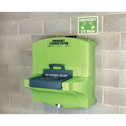 Fendall Pure Flow 1000&reg; Eyewash Station, Gravity-Fed, 7 gal. Capacity, Meets ANSI Z358.1 TGS INDUSTRIEL