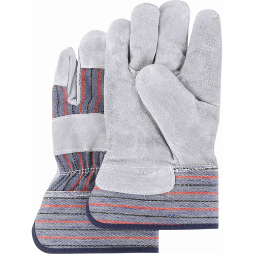 Premium Quality Fitters Gloves, Large, Split Cowhide Palm, Cotton Inner Lining TGS INDUSTRIEL