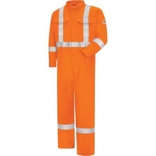 CSA Compliant 7 oz. Ultra Soft&reg; Coveralls, Men's, Orange, Size 38 TGS INDUSTRIEL