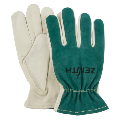 Driver's Gloves, Medium, Grain Cowhide Palm TGS INDUSTRIEL