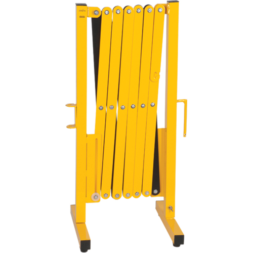 Expandable Barrier, 37" H x 11' L, Black/Yellow TGS INDUSTRIEL