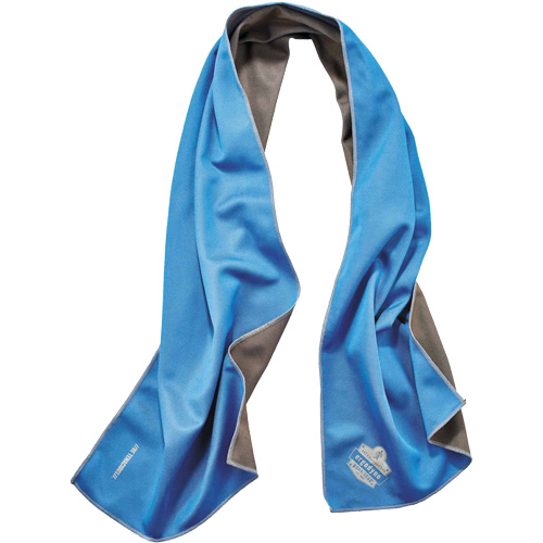 Chill-Its&reg; 6602MF Microfiber Cooling Towel, Blue TGS INDUSTRIEL