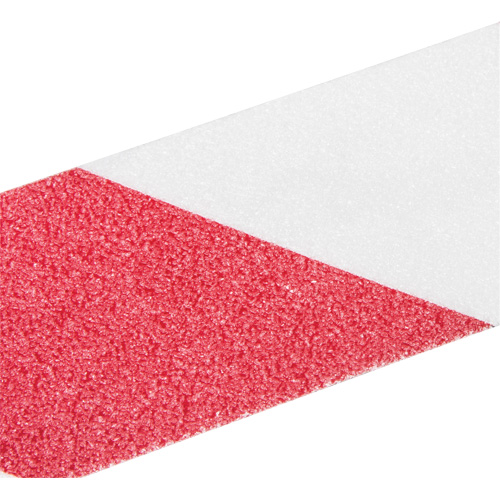 Ruban antid&eacute;rapant de premi&egrave;re qualit&eacute;, 2" x 60', Rouge & blanc TGS INDUSTRIEL