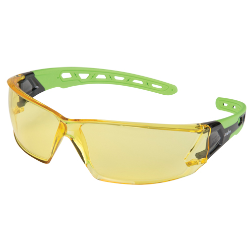 Z2500 Series Safety Glasses, Amber Lens, Anti-Scratch, ANSI Z87+/Meets/Exceeds CSA Z94.3 TGS INDUSTRIEL