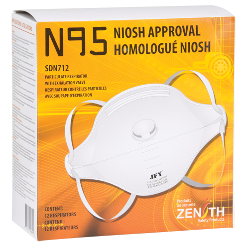 Respirateur contre les particules, N95, Certifi&eacute; NIOSH, Moyen/grand TGS INDUSTRIEL