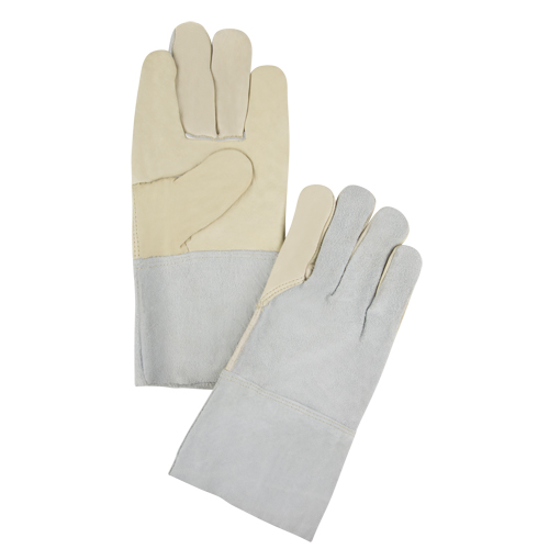Gants de travail d'usage standard, T-Grand, Paume en Cuir fleur de vache TGS INDUSTRIEL