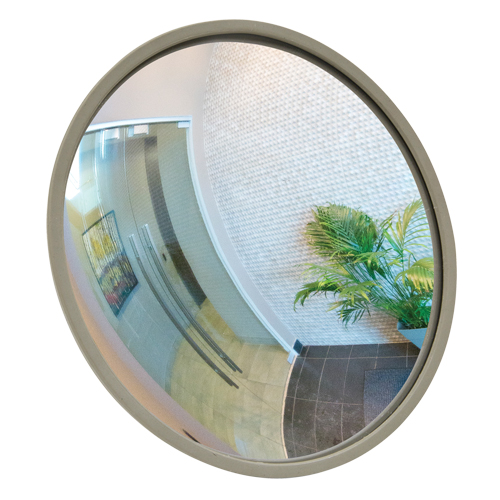 Convex Mirror with Bracket, Indoor/Outdoor, 12" Diameter TGS INDUSTRIEL