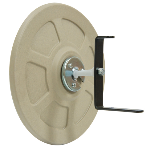 Convex Mirror with Bracket, Indoor/Outdoor, 12" Diameter TGS INDUSTRIEL
