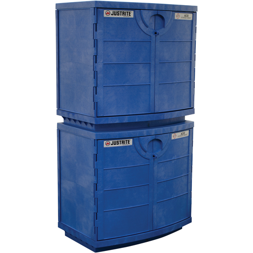 Polyethylene Corrosive/Acid Cabinet, 24 gal., 36" x 35" x 25" TGS INDUSTRIEL