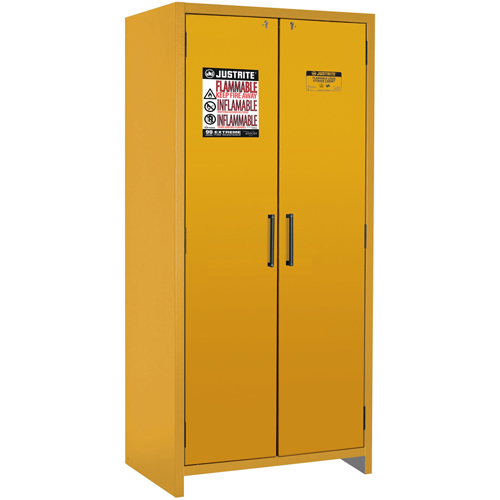 Armoire d'entreposage 90 minutes s&eacute;curitaire et conforme &agrave; la norme EN, 30 gal., 2 Porte(s), 35,16" La x 76,89" h x 24,21" p TGS INDUSTRIEL