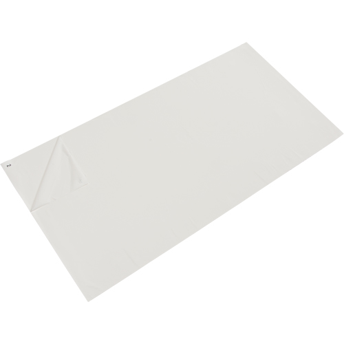 Tapis pelables de rechange pour salle blanche, &eacute;paisseur 1,57 mils, 3' la, 3-3/4' lo x Blanc TGS INDUSTRIEL