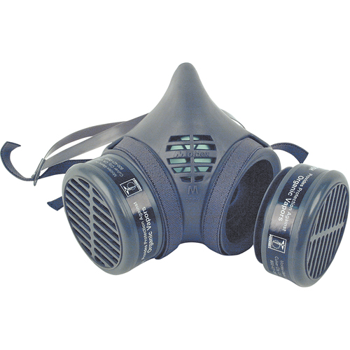 Respirateur &agrave; demi-masque assembl&eacute; de la s&eacute;rie 8000, &eacute;lastom&egrave;re/Thermoplastique, Moyen TGS INDUSTRIEL