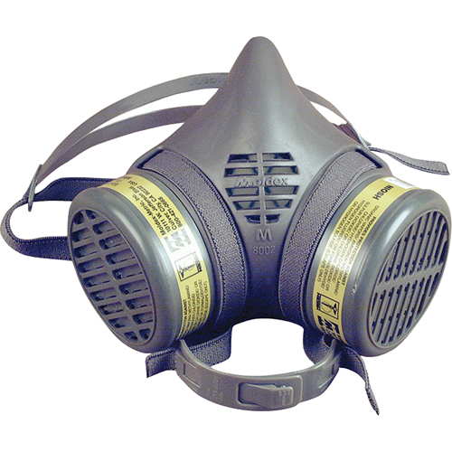 Respirateur &agrave; demi-masque assembl&eacute; de la s&eacute;rie 8000, &eacute;lastom&egrave;re/Thermoplastique, Petit TGS INDUSTRIEL