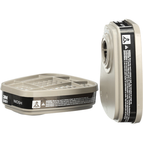 Cartouches pour respirateur s&eacute;rie 6000, Cartouche gaz/vapeur, Vapeur organique TGS INDUSTRIEL
